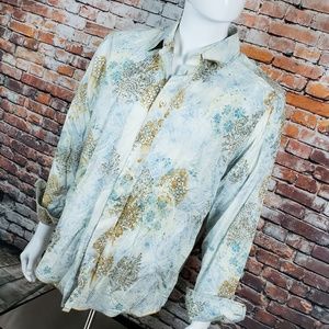 Men's L Tommy Bahama Denim Long-Sleeve Shirt